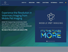 Tablet Screenshot of mobilepetimaging.com